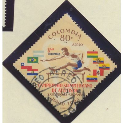 Colombia Stamps Scott #C451 To C452, Used