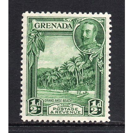 Grenada - 1934-36 - ½d Green (sg135) Mint Hinged
