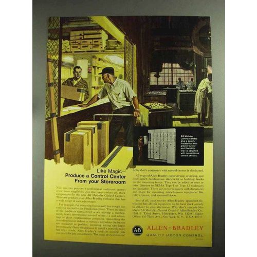 1968 Allen-Bradley AB Modular Control Center Ad - Magic