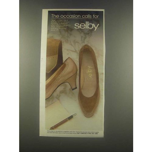 1985 Selby Mae Shoes and Handbag Ad - The Occasion