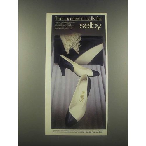 1985 Selby Melina Shoes and Handbag Ad - The Occasion