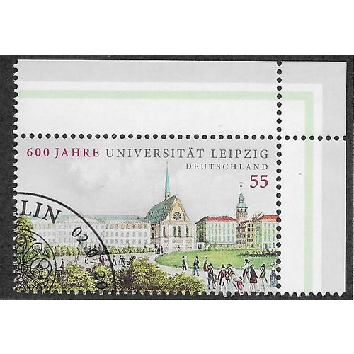 GER 2009 €0.55 'LEIPZIG UNIVERSITY' (CORNER MARGIN) FINE USED (EBID54-023)