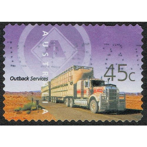 Australia 2001 Outback Services 45c Multicoloured S/Ad SG2109 GU