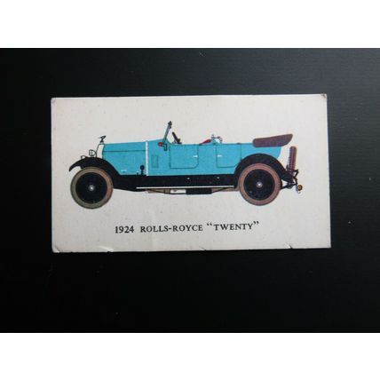 Mobil Oil 1966 Vintage Cars Cards Card Variants (e33)