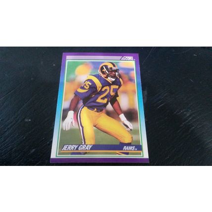1990 Score Football Card # 158 Jerry Gray Excellent-Mint (6) Los Angeles Rams