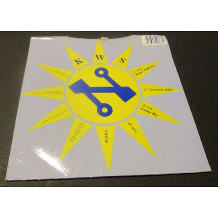 K.W.S. - Please Don't Go - 7'' Vinyl Single Picture Sleeve