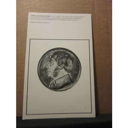 HENRY COURBOULD, unused postcard by National Postal museum =