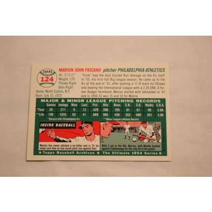 Marion Fricano 1994 Topps 1954 Archives NO. 124