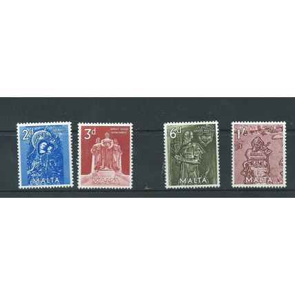 malta stamps sg307 sg 307 hm set 1962