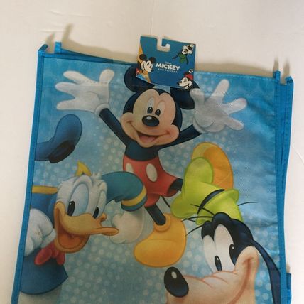 New Disney Mickey & Friends 13'' x 12'' x 6'' Reusable Tote Bag & 2 Small Bags