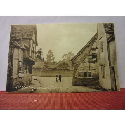 15th C. HOUSE, HIGH ST, LACOCK, WILTS. unused antique postcard C. J. Butler (e #