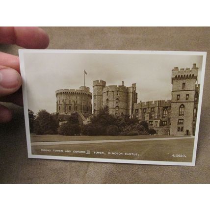 Real photographic Postcard - Windsor Castle scene, Berkshire