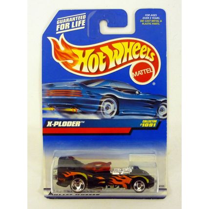 Hot Wheels X-Ploder #1091 Black Die-Cast Car 1999