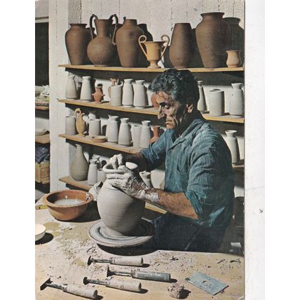 Potter Greece Postcard posted 1975 VGC