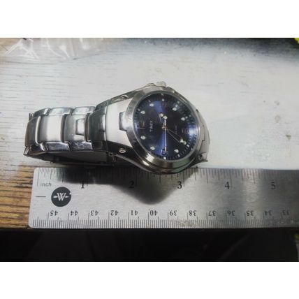 WATCH TIMEX BLUE FACE 6 1/2 inch