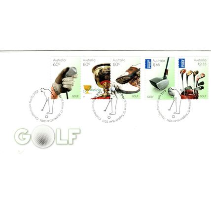 Australia 2011 Golf First Day Cover,