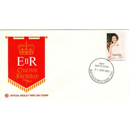 Australia 1982 Queen's Birthday, Wesley First day Cover