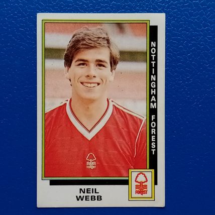 Panini Football 86 Neil Webb Nottingham Forest Sticker #226