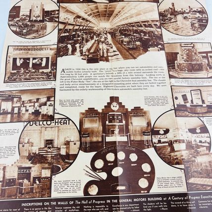 General Motors Exhibit At The 1934 Chicago World Fair Brochure VERY RARE