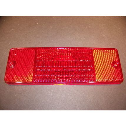 VINTAGE KAWASAKI SNOWMOBILE TAILLIGHT LENS NOS LEMANS 0110415 MADE IN TAIWAN ROC