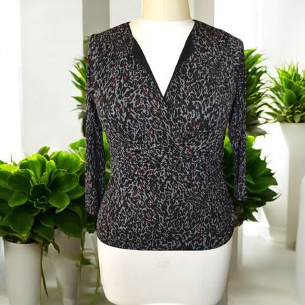 Charter Club Animal Print Blouse XL