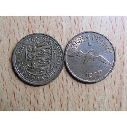 Guernsey 1977 1p Coin