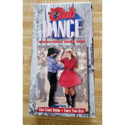 Vintage TNN Cinetel Club Dance VHS Instructional Dance Series 2 East Coast Swing