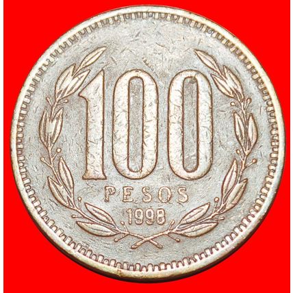 Ⰶ CROWNED CONDOR (1981-2000): CHILE ★ 100 PESOS 1998!★LOW START★NO RESERVE