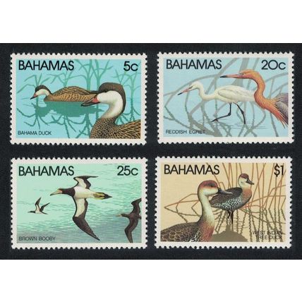 Bahamas Pintail Egret Booby Whistling Duck Birds 4v 1981 MNH SG#589-592