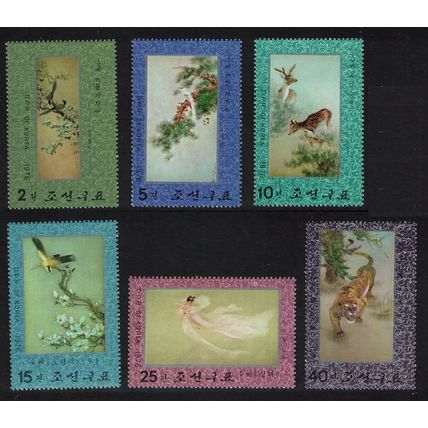 Korea Embroidery 6v 1976 MNH SG#N1558-N1563