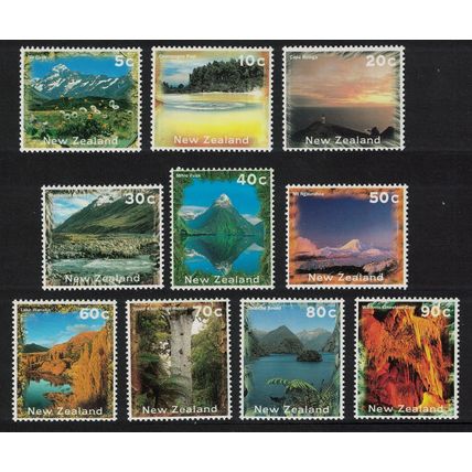 New Zealand Lighthouse Scenery 10v 1995 MNH SG#1925-1934