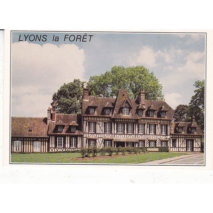Lyons La Foret Maison M Ravel France Postcard unused VGC