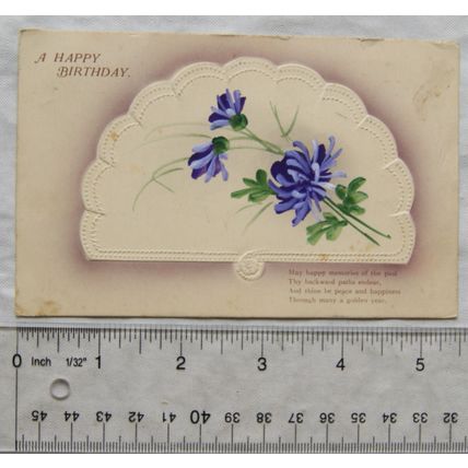 1914 postcard A Happy Birthday
