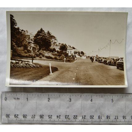 vintage postcard Felixstowe, Spa Gardens
