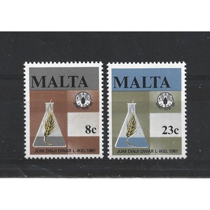 Malta.World Food Day set of 2.Mounted Mint.May25