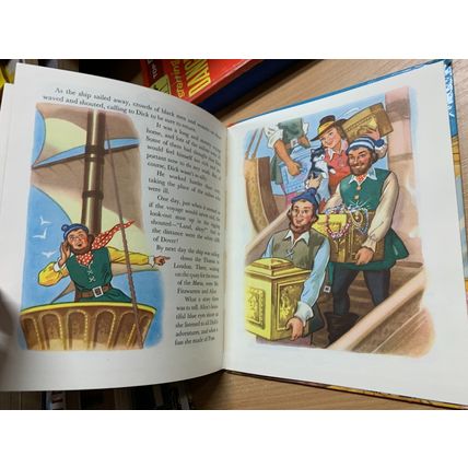 RARE* 1953 "DICK WHITTINGTON" HEIRLOOM LIBRARY ILLUSTRATED HARDBACK BOOK (P3)