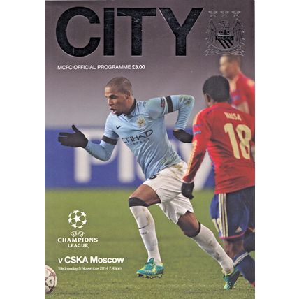 MANCHESTER CITY v CSKA MOSCOW UEFA CHAMPIONS LEAGUE 2014