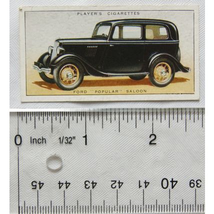 1936 Players Motor Cars No. 19 Ford Popular Saloon