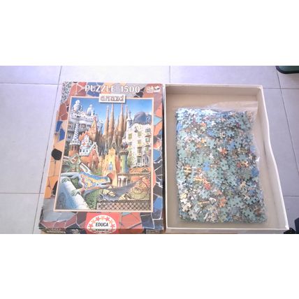 GAUDI COLLAGE Jigsaw Puzzle (1000 Piece) Educa (2002)