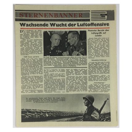 Original WW2 American Air Drop Leaflet. - Code USG.27. - 1944.