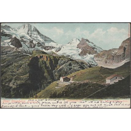 Breithorn, Ober Steinberg, 1904 - Wehrli AK