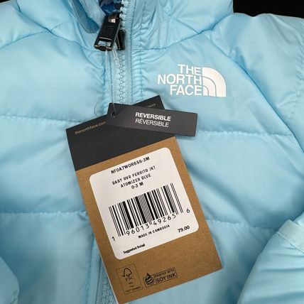 NWT The North Face Perrito Reversible Baby Jacket 0-3M Blue Infant Boys Girls