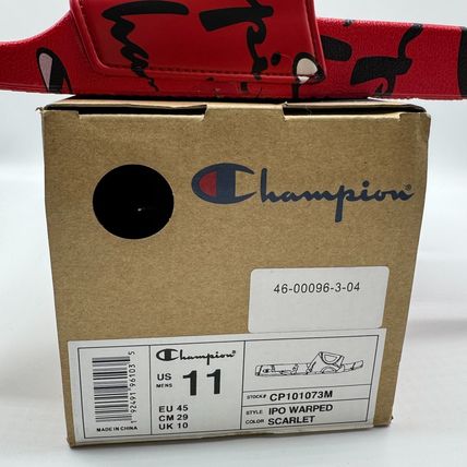 Champion Slide Sandals Red Men’s Size 11 – Brand New with Tag Casual Comfort