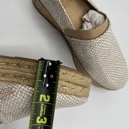 Naturalizer Thea 3.0 Cream Snake Flats 6M New Women’s Espadrille
