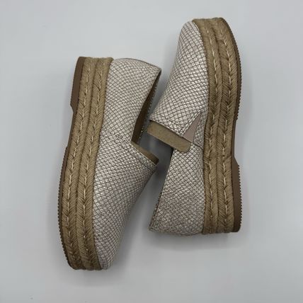 Naturalizer Thea 3.0 Cream Snake Flats 6M New Women’s Espadrille
