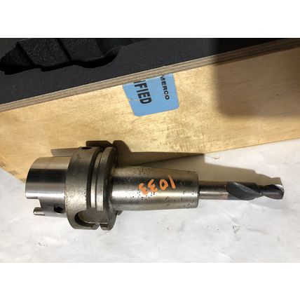 BILZ THERMOGRIP T1400 HSK-A63/2,HSK63-A SHANK CARBIDE COOLANT STEP DRILL,TN
