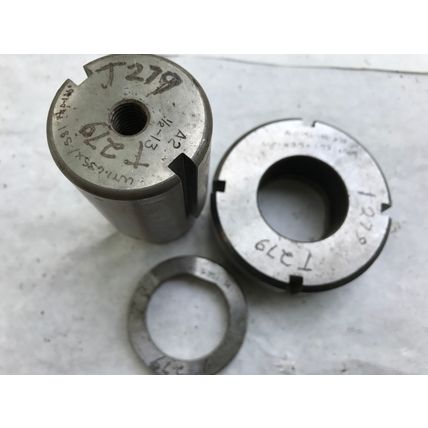 WILSON WT 1.635"X1.581" THICK TURRET SINGLE D PUNCH/DIE