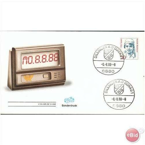 Germany FDC 1988 - SG 2152 - MO.8.8.88 Dillingen AD Donau 1 (2)