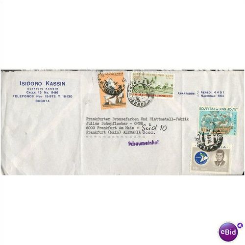 Colombia Cover 1964 - Letter to Germany