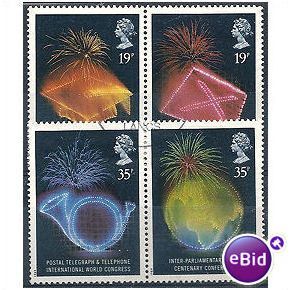 1989 Anniversaires Set SG1432-1435 Very Fine Used Pairs